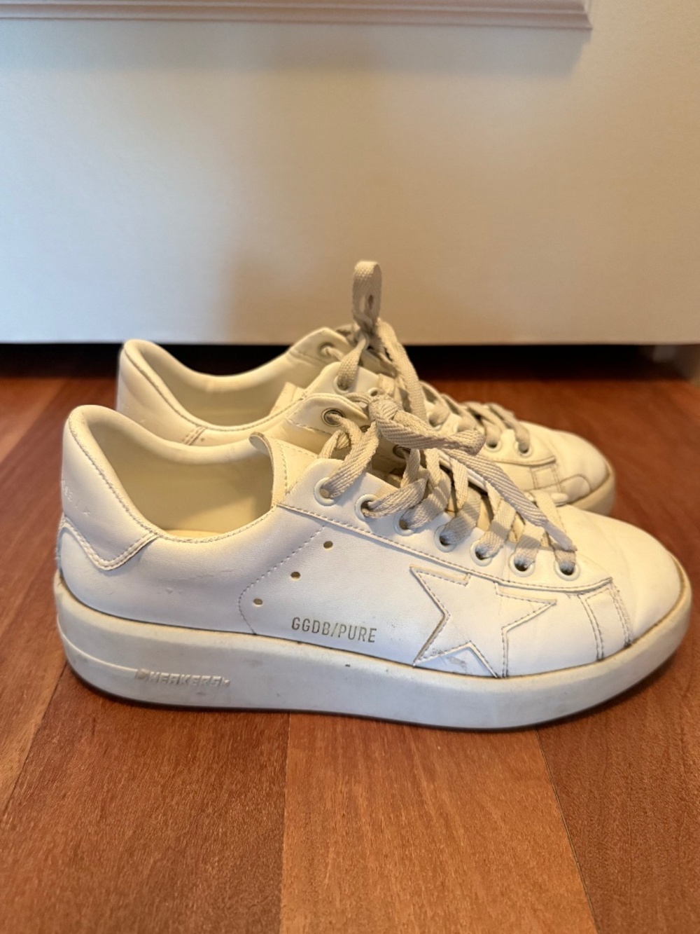 Golden Goose Purestar White Low Sneakers - Size 36GG 6US